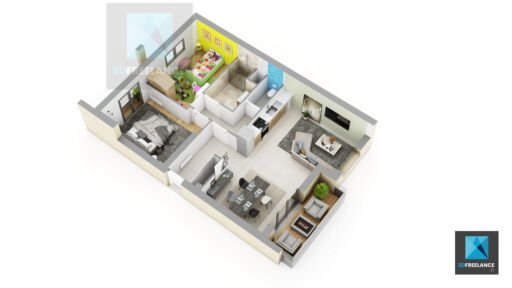 plan meublé 3d appartement prix tarif devis