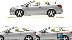 Film 3D Les arceaux de sécurité sur Megane