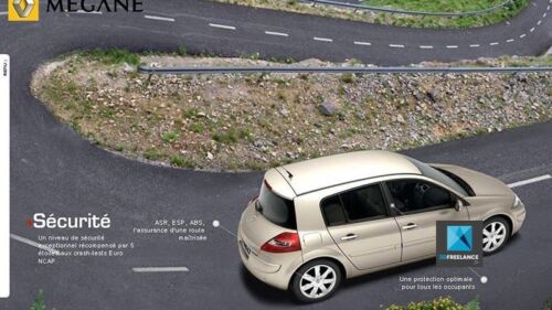 Site de lancement Renault Megane