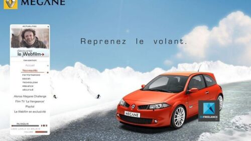 Site de lancement Renault Megane