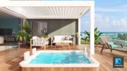 rendu 3d terrasse - perspective image 3d terrasse Guadeloupe