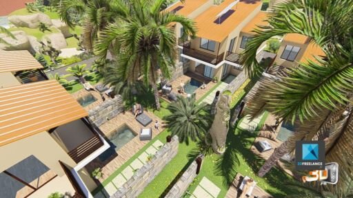 perspective 3d residence