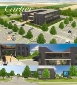 Usine perspectives 3D