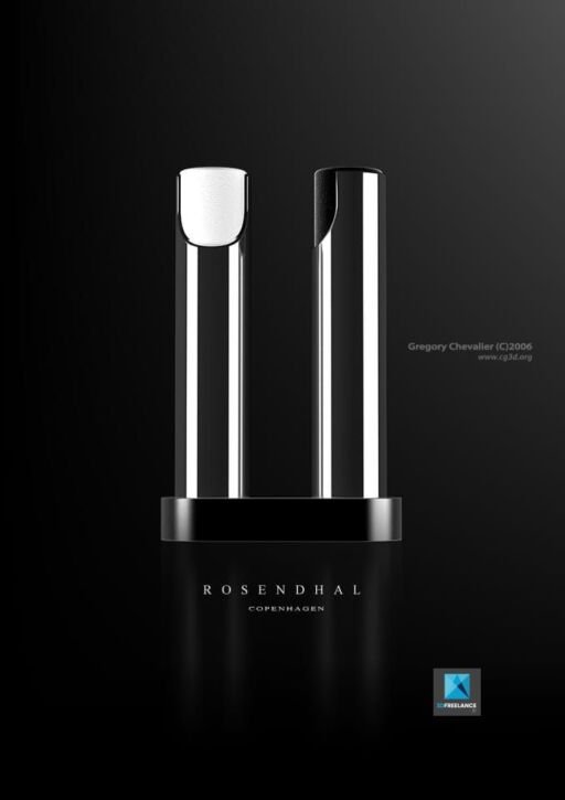 Rendu 3D photoréaliste : Poivre et Sel