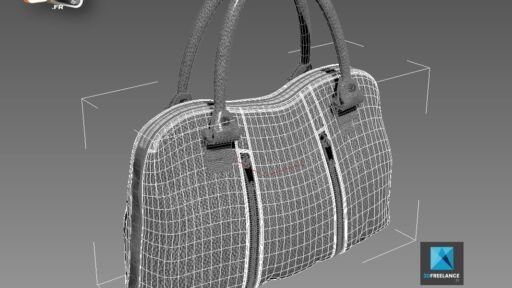 Modélisation 3D d'un sac à main