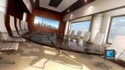 rendu 3d salle de reunion