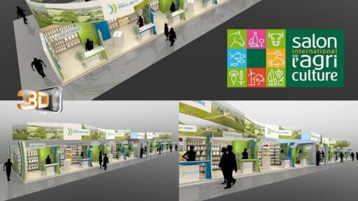 Designer du pavillon Region Pays de la Loire au salon de l'agriculture - Stand de foire - Agence: Decopros