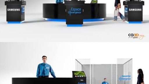 Conception d'un comptoir d'accueil