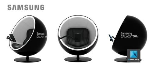 Conception d'un fauteuil présentoir pour tablette tactile