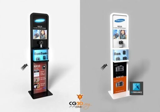 Etagères présentoir pour appareil photos
