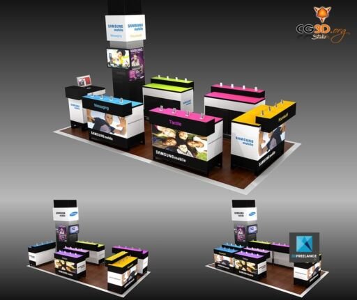 Conception d'un Corner Shop en images de synthèse