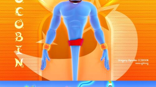 personnage 3d génie