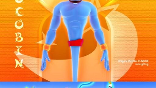 personnage 3d génie