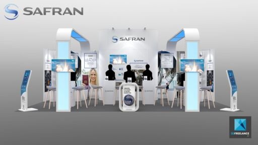 stand modulaire safran - conception de stands
