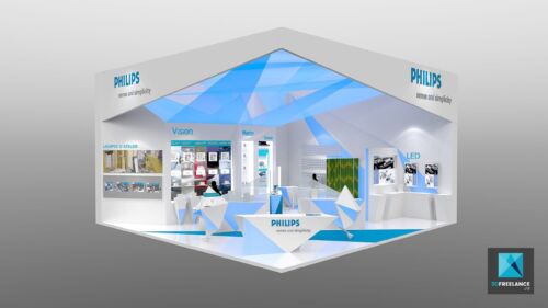 stand salon philips - designer freelance