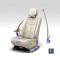 Modélisations 3D des Prétensioneurs Megane Phase II