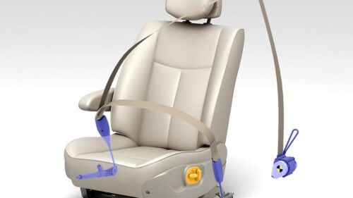 Modélisations 3D des Prétensioneurs Megane Phase II