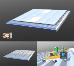 Modélisation 3D d'une toiture photovoltaïque | Client: 3I Plus