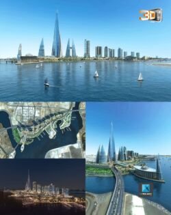 Ville de Jeddah en 3D | infographiste architecture