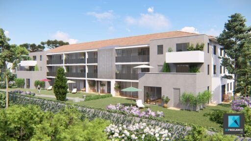 volet paysager résidence point d'orgue - 3d freelance