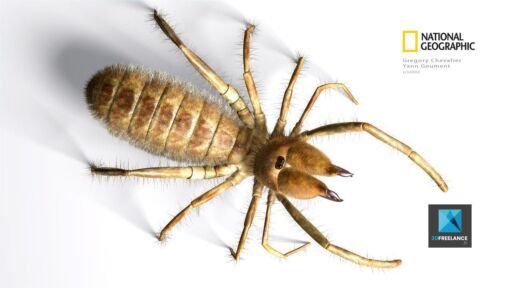 modélisation 3d scorpion - dessin 3d