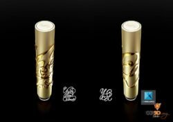 Rendus 3D du nouveau Parfum Yves Saint Laurent