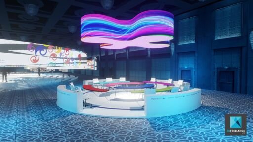image d'ambiance 3d pour événementiel forum mgf2017