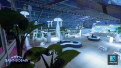 image d'ambiance 3d rough événementiel freelance saint-gobain