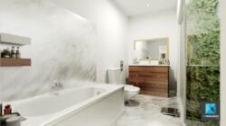 perspective 3d salle de bain