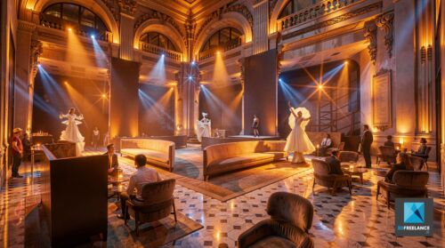 Illustrations pour l’évènementiel - inauguration intercontinental