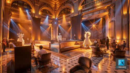 Illustrations pour l’évènementiel - inauguration intercontinental