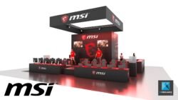 designer de stand - jeux vidéo MSI