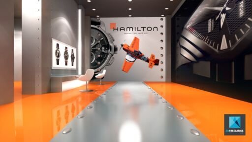 design magasin - points de vente - freelance Hamilton