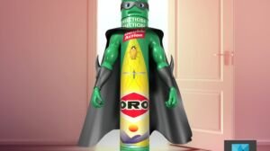 personnage bombe insecticide