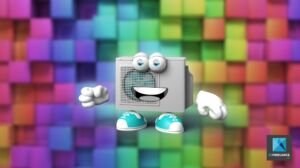 illustration personnage mascotte climatiseur freelance