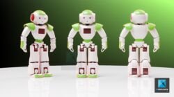 image 3d robot - mascotte robot