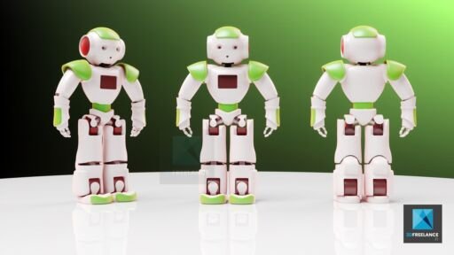 image 3d robot - mascotte robot