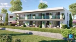 perspective 3D residence Suisse - infographiste