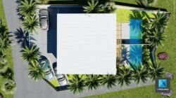 plan de masse 3d - residence Nouvelle-Calédonie