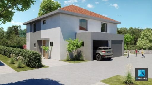 rendu 3d maison Grenoble