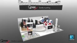 image 3d stand Q-park - designer de stand freelance