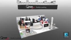 image 3d stand Q-park - designer de stand freelance
