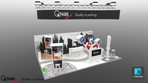 image 3d stand Q-park - designer de stand freelance