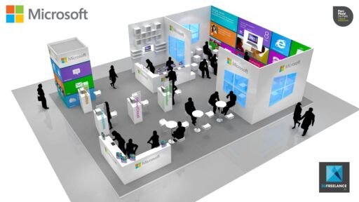 concept de stand - stand Microsoft