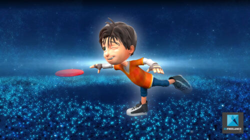 dessin 3D personnage enfant garçon
