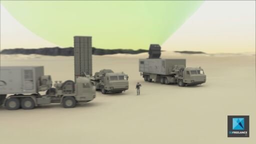 image 3d camion militaire