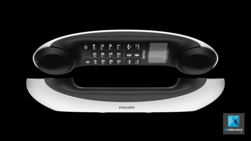 image 3d téléphone - film produit 3d