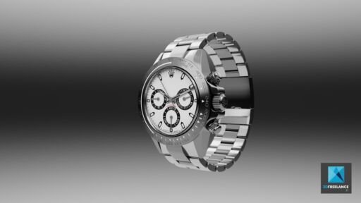 modélisation 3d montre freelance