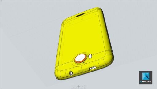 modélisation 3d smartphone CAO