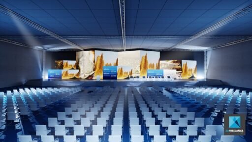 perspective d'ambiance évènementielle forum GCF2014